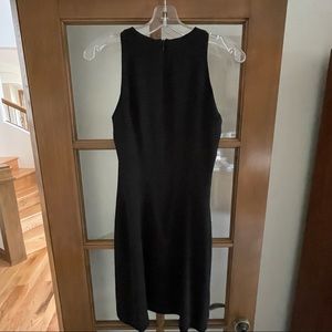 Harold Powell vintage black silk fit and flair dress, size 4 but fits like a 2